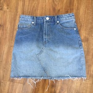 Jean skirt